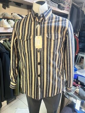 GMF 965 Men's Heavy Shirt Jacket Mod SN474 Size Large NWT